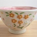 茶碗 お花が楽しそう