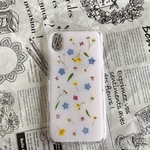iphoneXr用 本物のお花のスマホケース