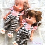 【オーダー】ストライプサロペット☓ピンクトップス♡メルちゃん ソランちゃん 服