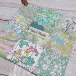 【sale】リバティ＊９パッチ＊ミニマット＊グリーン