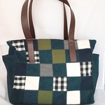 【閉店セール❗️】パッチワークのビッグトートバッグ