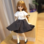 オフショルトップス＊リカちゃん、ブライス  服