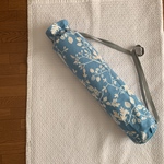 北欧モダン柄＊スモークブルーFlowerプリント＊ヨガマットケース＊ヨガマットバッグ＊暮らしの店sacchi＊