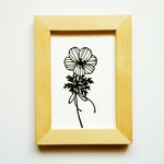 切り絵：風の花
