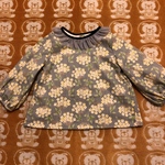 [120サイズ]お花のチュールフリルブラウス