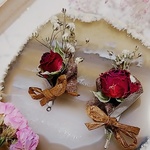【coppepan様専用】小さな花束のイヤリング(ピアス)