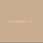 ✩︎tepiii様専用ページ✩︎