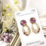 2wayドライフラワーピアス