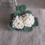🍀しろつめ草のブローチ🍀
