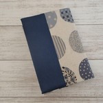 ブックカバー★文庫・新書サイズ対応可★丸★青