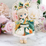 うめ様専用  着物ドレス 花緑青