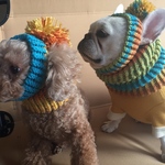 カラフルポンポン帽☆2種×2サイズあり☆