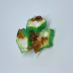 まるで本物？！オクラのおかか和え。ブローチ