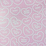 ﾏｯﾄｺｰﾄ紙90☆sweet heart(ドット) ラッピングペーパー
