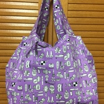 エコバッグ（コスメ柄）ムラサキ