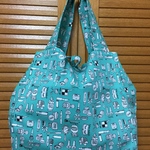 エコバッグ（コスメ柄）グリーン