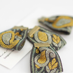  48. 4個 刺繍リボン ペイズリー  サリーリボン タッセル 3