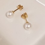 卒業式・入学式に～加工パール★ピアス