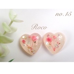 (no.15)ドライフラワーのピアス