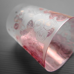 しとやか薔薇グラス
