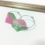 小さい桜餅味の琥珀糖ピアス