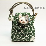 「予約済」コソ泥猫ポーチ（グレー）「ｍ様専用」