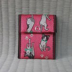 〔畳縁〕小財布 猫赤