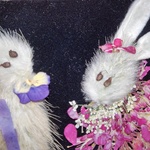 8moca8様ご注文品です🌼ウサギと子猫と小鳥