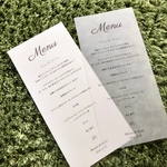 【enasan0220様専用】メニュー表 結婚式（B）