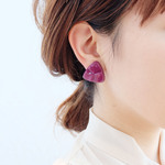  【noel.01】〈 Japan Vintage 〉 ヴィンテージトライアングル イヤリング・ピアス