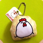 もちにわとりのミニクッションストラップ