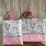 ゆめかわ気球♡パープル   レッスンバッグセット