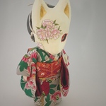 お人形様用ミニミニ狐面〜愛らしき花桃の君〜