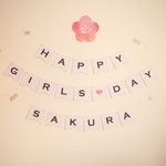ひな祭り 初節句に♡ひなまつりガーランド♡お名前入り♪誕生日にも