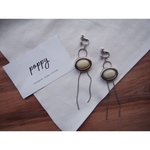 silver × chain earring シルバー×チェーンイヤリング