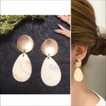 ゴールドしずくピアス