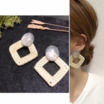 ラタンピアス クリアピアス