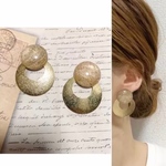 ゴールドピアス   クリアピアス