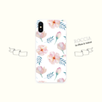 iphoneXR ケース ハード TPU スマホケース 30 ボタニカル 花柄