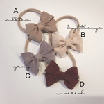 スエードBIGリボンヘアバンド