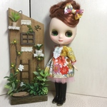 ミディブライス 花柄ワンピ