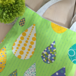 ＊new＊キラキラ雨のしずくの縦長ぽってりお買い物バッグ
