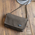 バッカス帆布のショルダーバッグ(ココアカーキ)