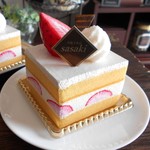 ショートケーキのスクイーズ