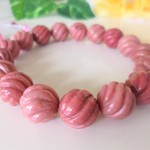 ☆縁結び☆恋愛☆結婚☆才能運☆未知のパワー☆ ピーモンタイト☆ウェーブライン☆　★大珠１２ｍｍ★　☆１７ｃｍ☆