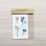 カラフルお花　タトゥーシール