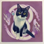 H様（ご購入用）専用ページ 手描き 猫 原画 イラスト 絵 絵画 アート 壁掛け オーダー