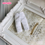 【完成品】ねんどーる オビツ11 服 白パンツ ズボン 男の子アウトフィット