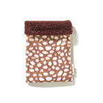 ハリネズミ用寝袋 S（冬用） フリース×フリース バンビ / Small Snuggle Sack for Hedgehog
