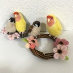 ※専用ページです※hirotinnさまご依頼のリースとブローチです。羊毛フェルト